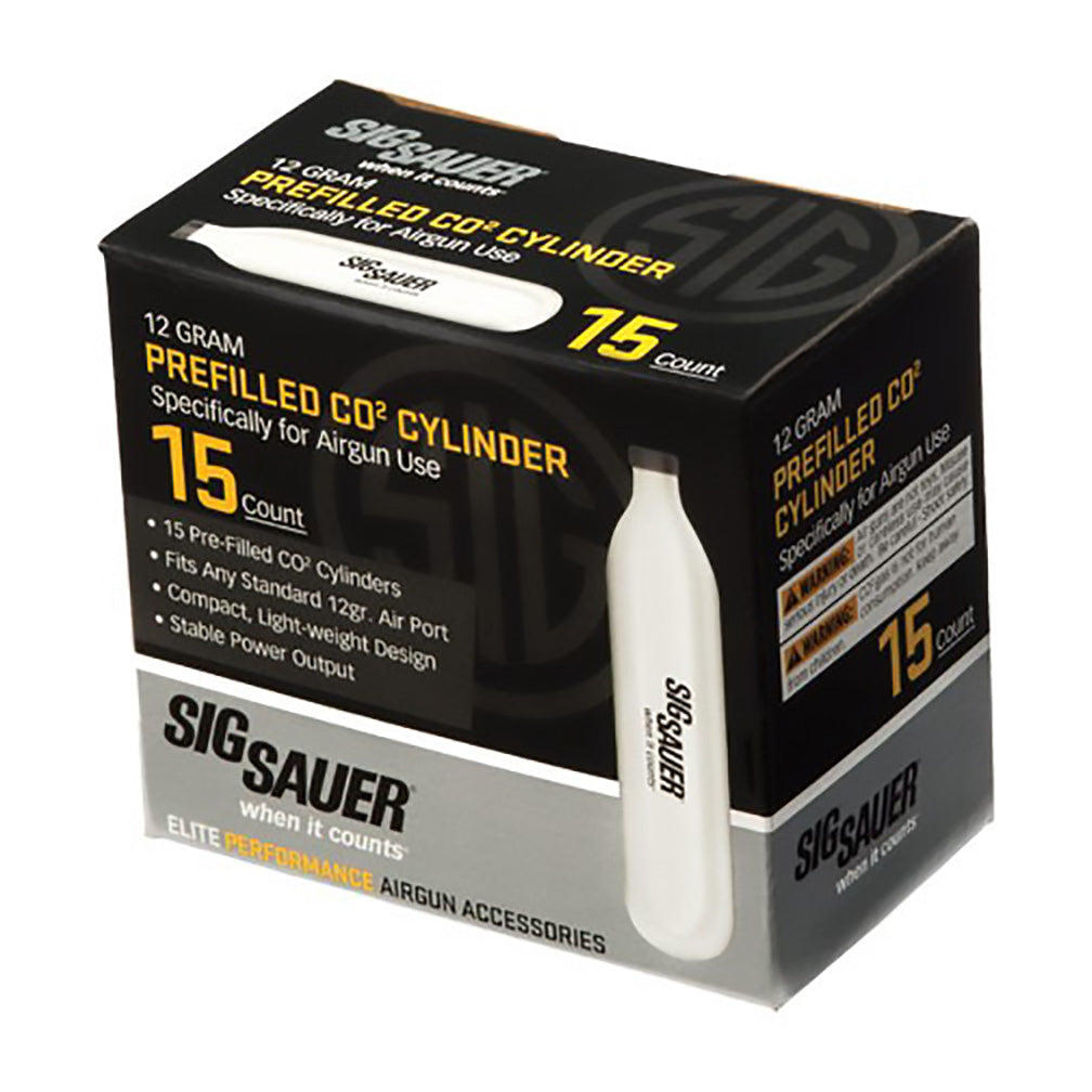 Sig Sauer Co2 Cylinders 12 Gr. - 15 Pack