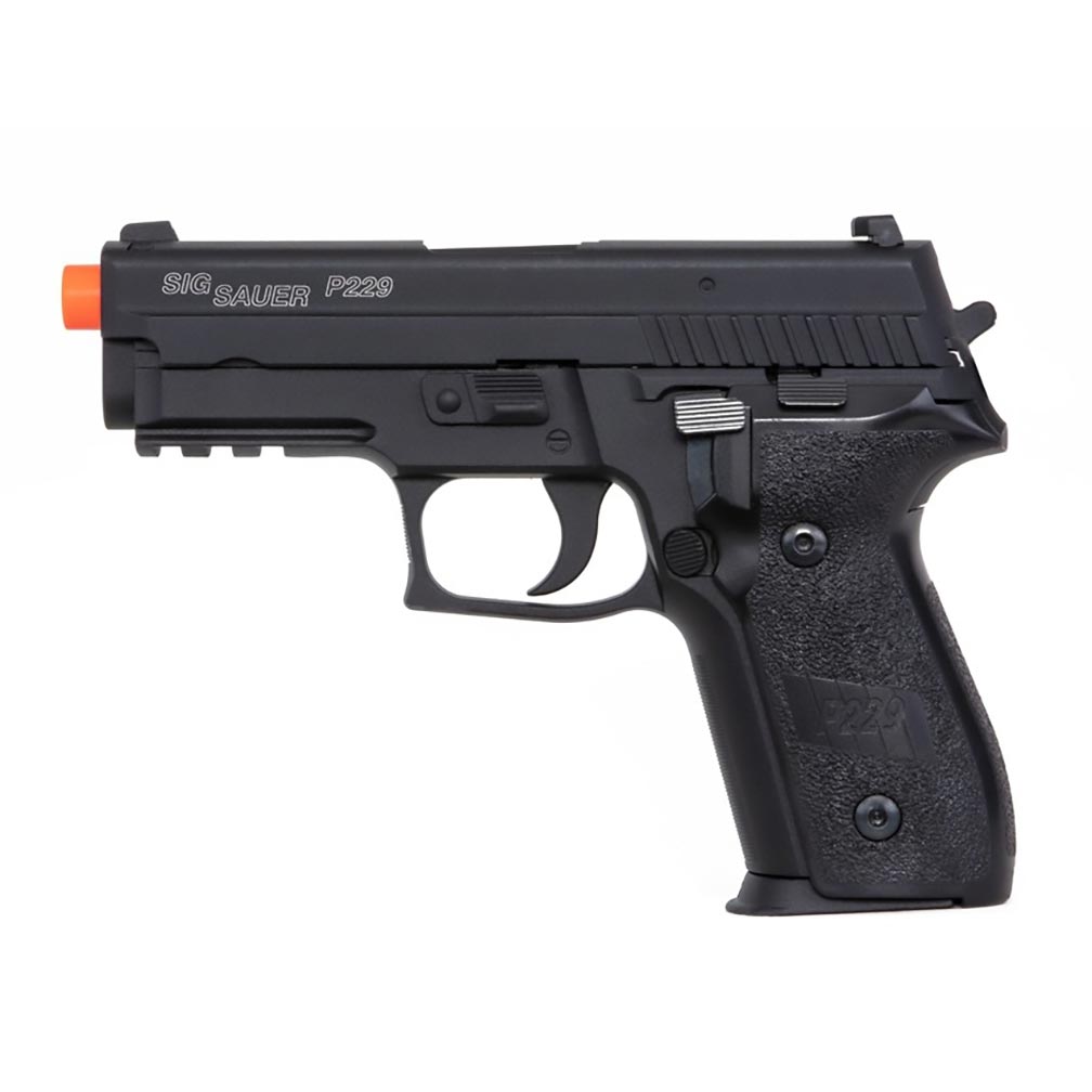 Sig Sauer Airsoft Proforce P229 6mm Green Gas Power Source Blk