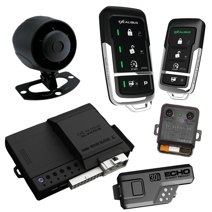 Excalibur 2-way Car Alarm System With Remote Start - 3000 Foot Range