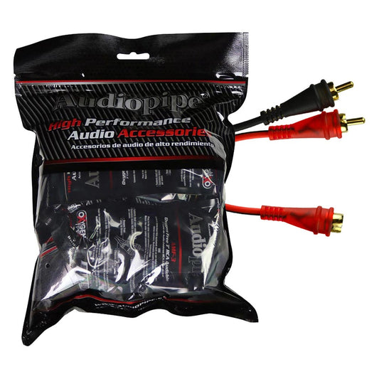 Audiopipe Male To 2f Cable - 10pcs Per Bag