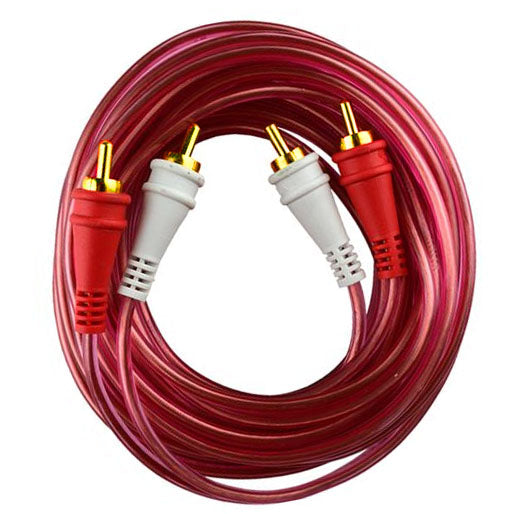 Audiopipe Rca Cable 20' Ofc Clear Installer Series