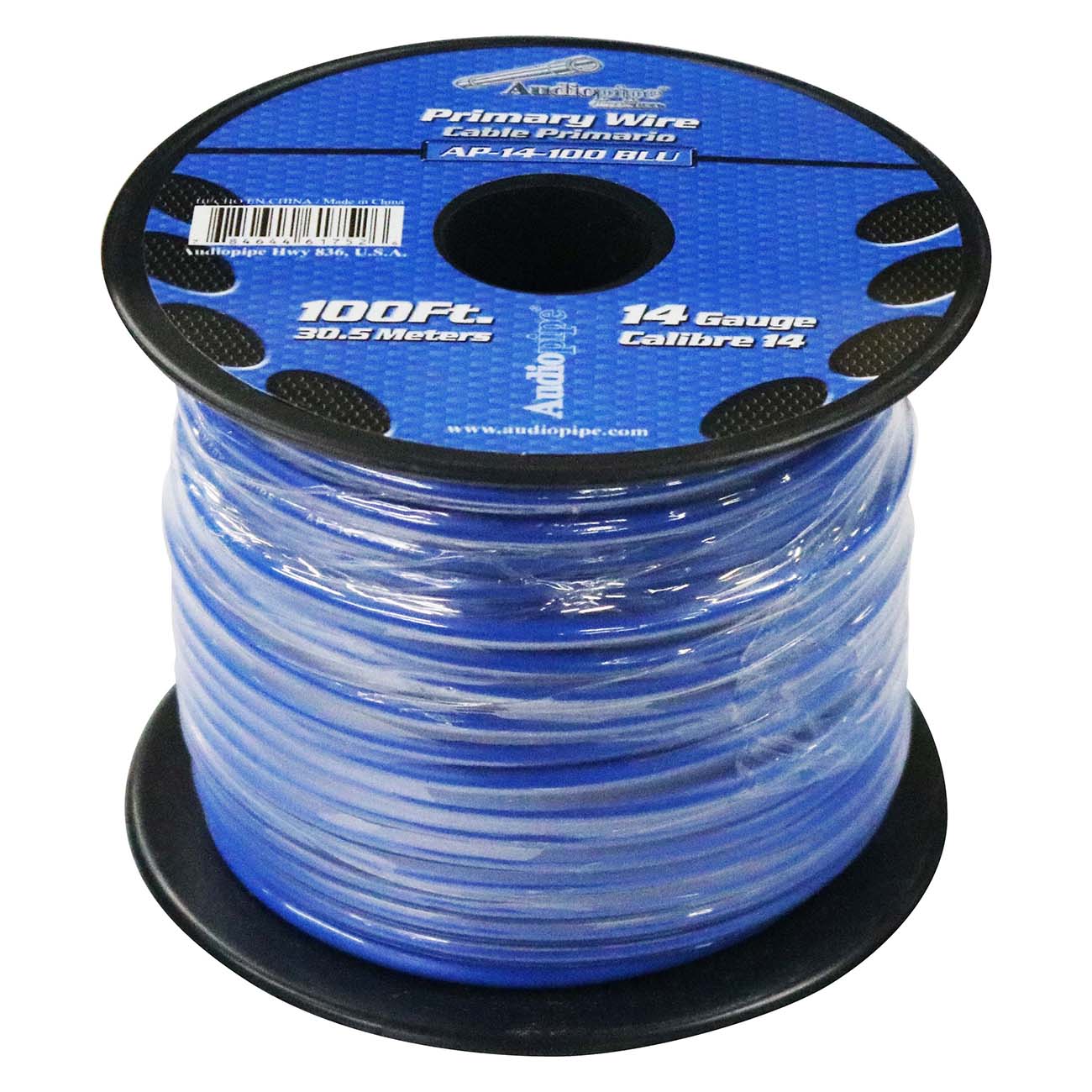 Audiopipe 14 Gauge 100ft Primary Wire Blue