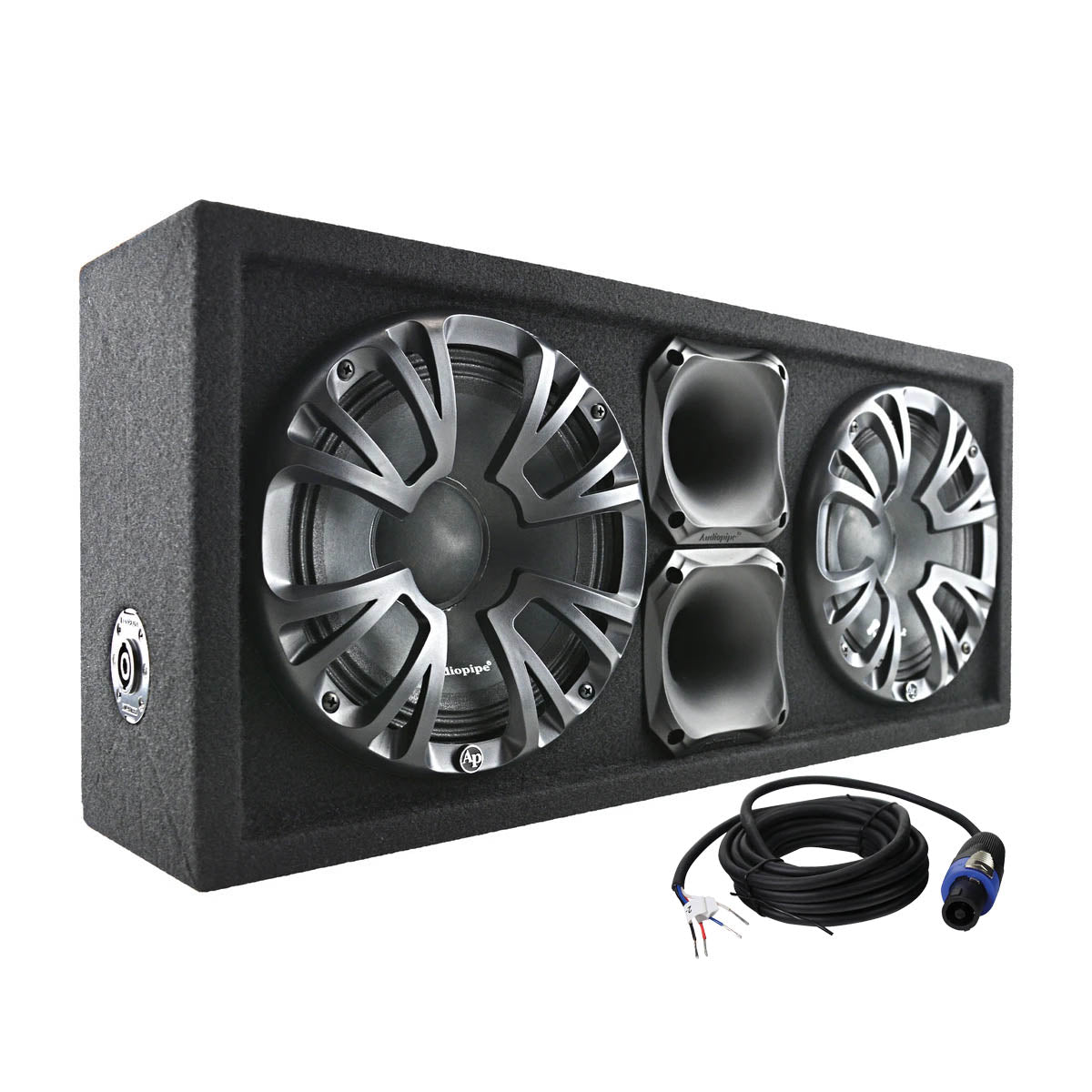 Audiopipe Dual 8" Subwoofer Enclosure - 500w Max