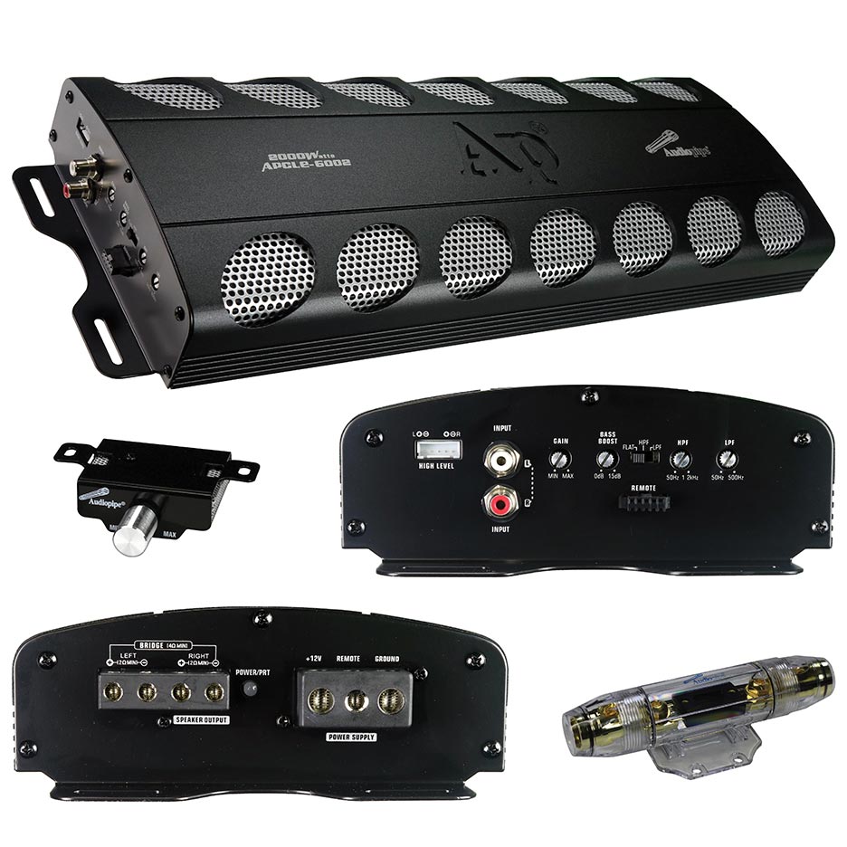 Audiopipe 2ch Amplifier 2000w