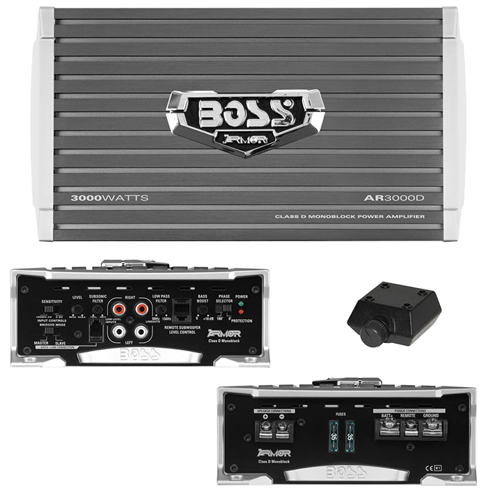 Boss Armor Class D Monoblock Amplifier 3000w Max