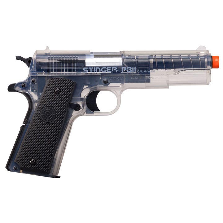 Crosman Stinger P311 (clear/ Black)spring Powered Single Shot Military Style Pistol