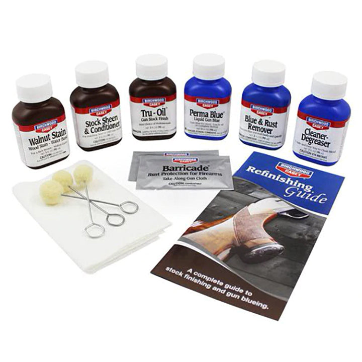 Birchwood Casey Deluxe Perma Blue & Tru-oil Complete Finishing Kit