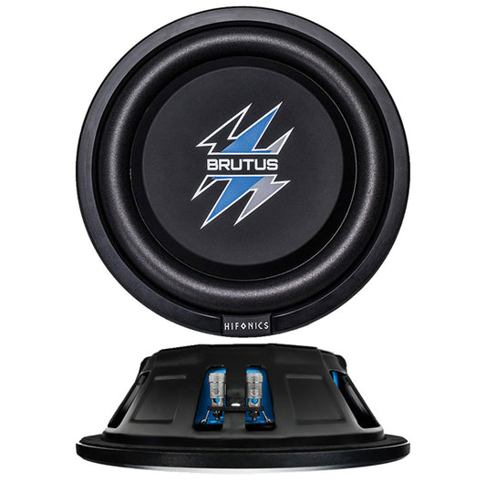 Hifonics 12" Brutus Series Shallow Subwoofer 500w Max 4 Ohm Dvc