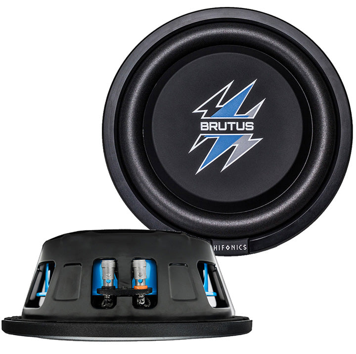 Hifonics 8" Brutus Series Shallow Subwoofer  400w Max 4 Ohm Dvc