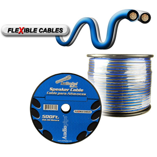 Audiopipe 14 Gauge Flexible Speaker Cable 500ft