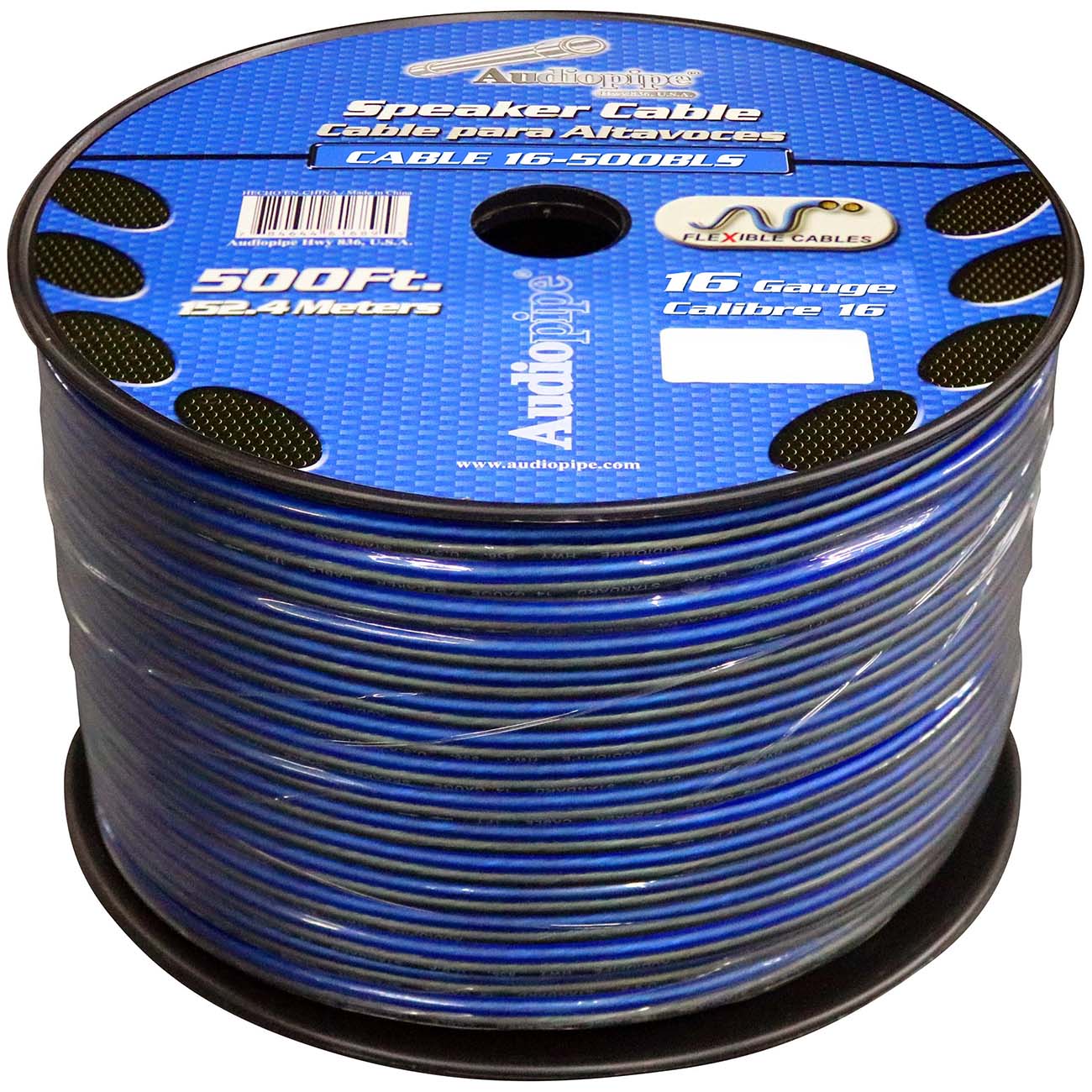 Audiopipe 16 Gauge Flexible Speaker Cable 500ft