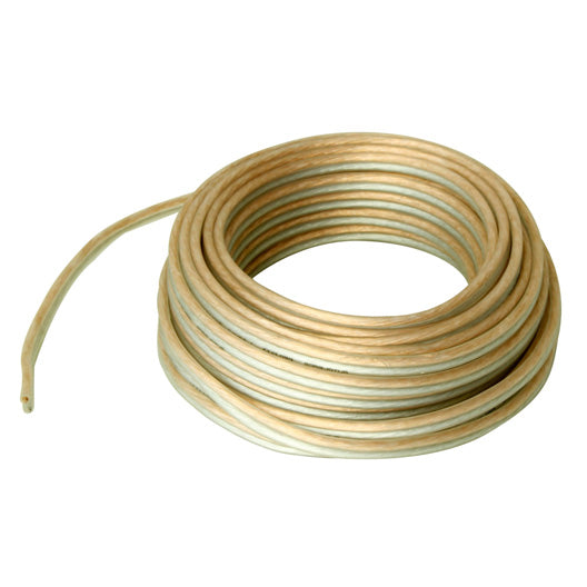 Audiopipe Clear Speaker Wire 18 Gauge 100 Foot