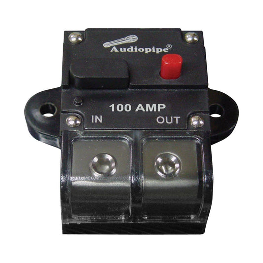 Audiopipe 100amp Manually Resettable Circuit Breaker