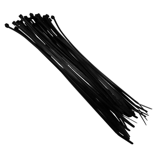 Wire Ties 8" Black 100 Pcs Xscorpion