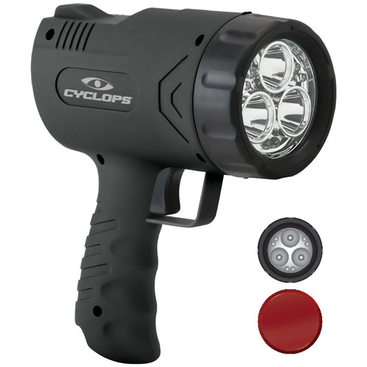 Cyclops Sirius 630 Lumen Handheld Spotlight W/6 Led Lights - Rechargeable Lithium Polymar Battery