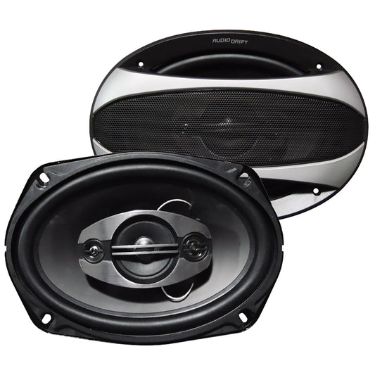 Audiodrift 6x9 4-way Speaker 500 W 250w Rms