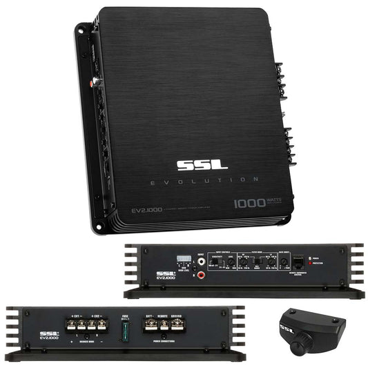 Soundstorm Mosfet 2ch 1000w Power Amplifier Remote Woofer Level Control