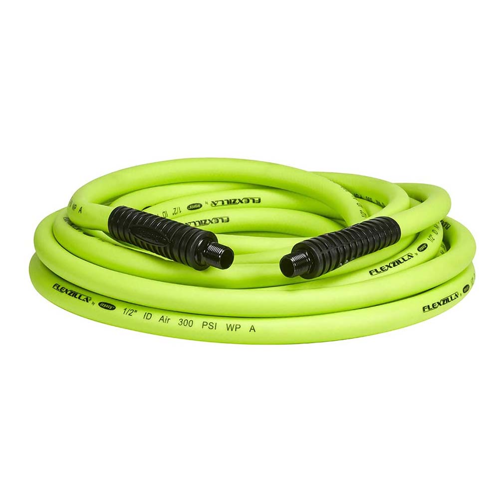 Flexzilla® Air Hose 1/2" X 25' 3/8" Mnpt Fittings Zillagreen®