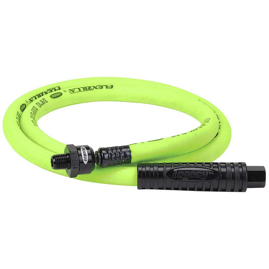 Flexzilla Heavy Duty Lightweight Whip Hose With Ball Swivel 3/8" X 4'