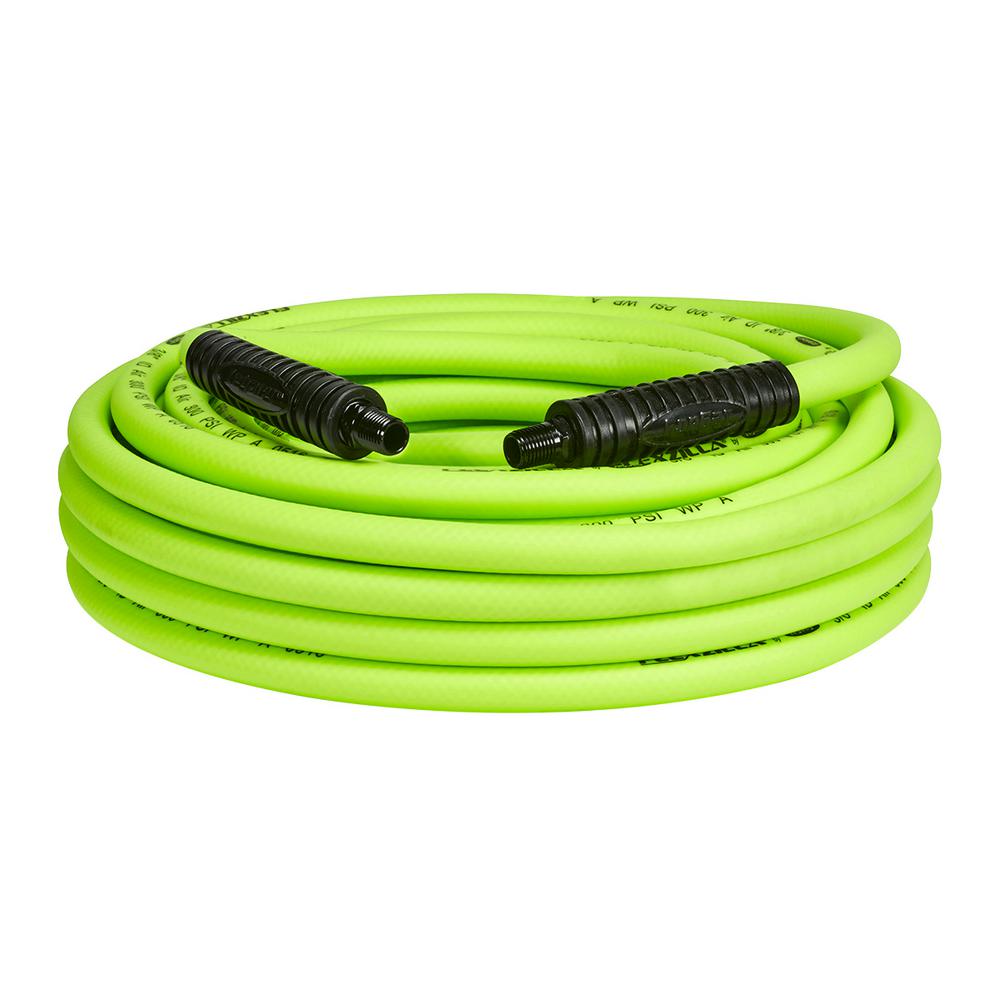 Flexzilla® Air Hose 3/8" X 50' 3/8" Mnpt Fittings Zillagreen®