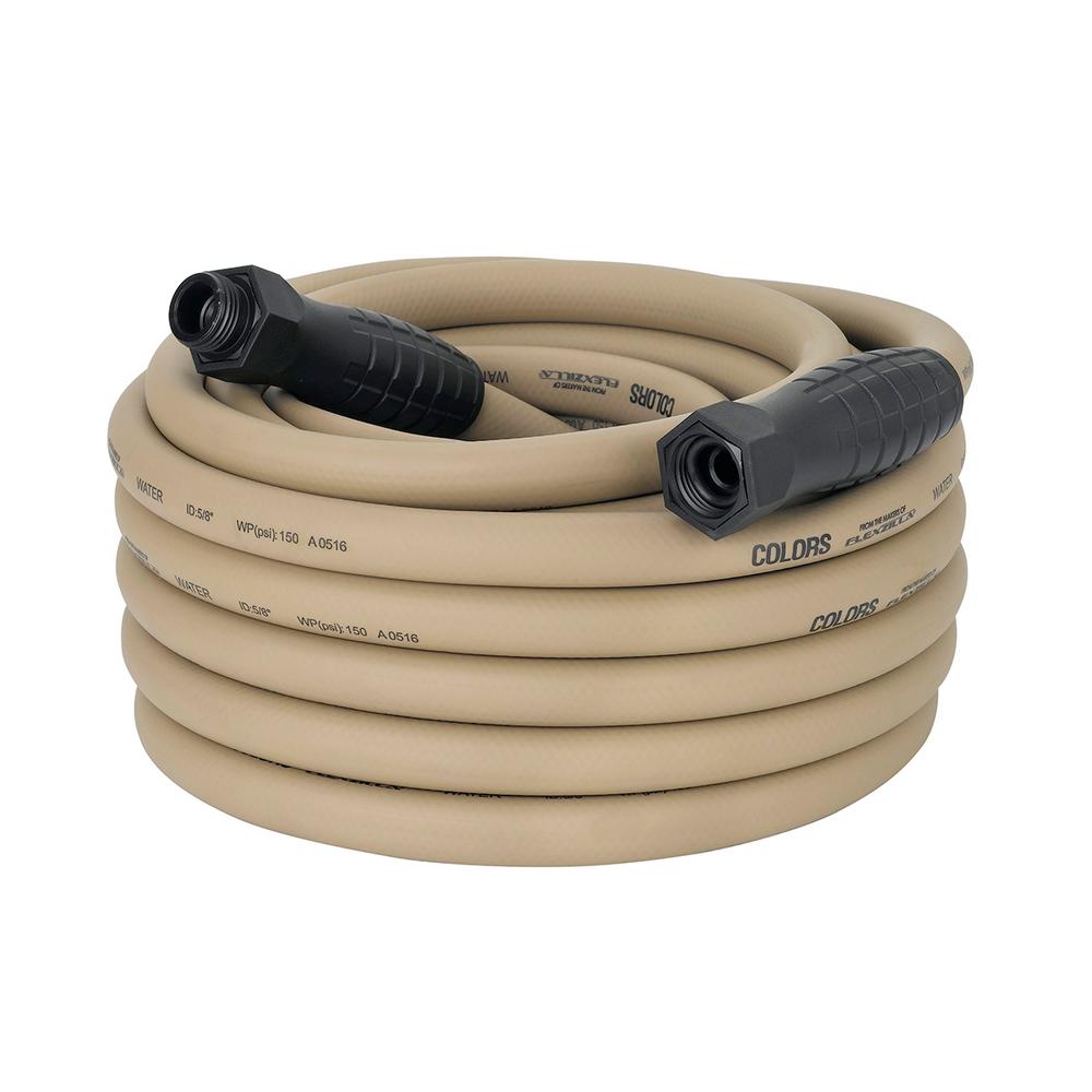 Flexzilla® Colors™ Swivelgrip® Garden Hose 5/8" X 50' 3/4" - 11 1/2 Ght Fittings Brown Mulch