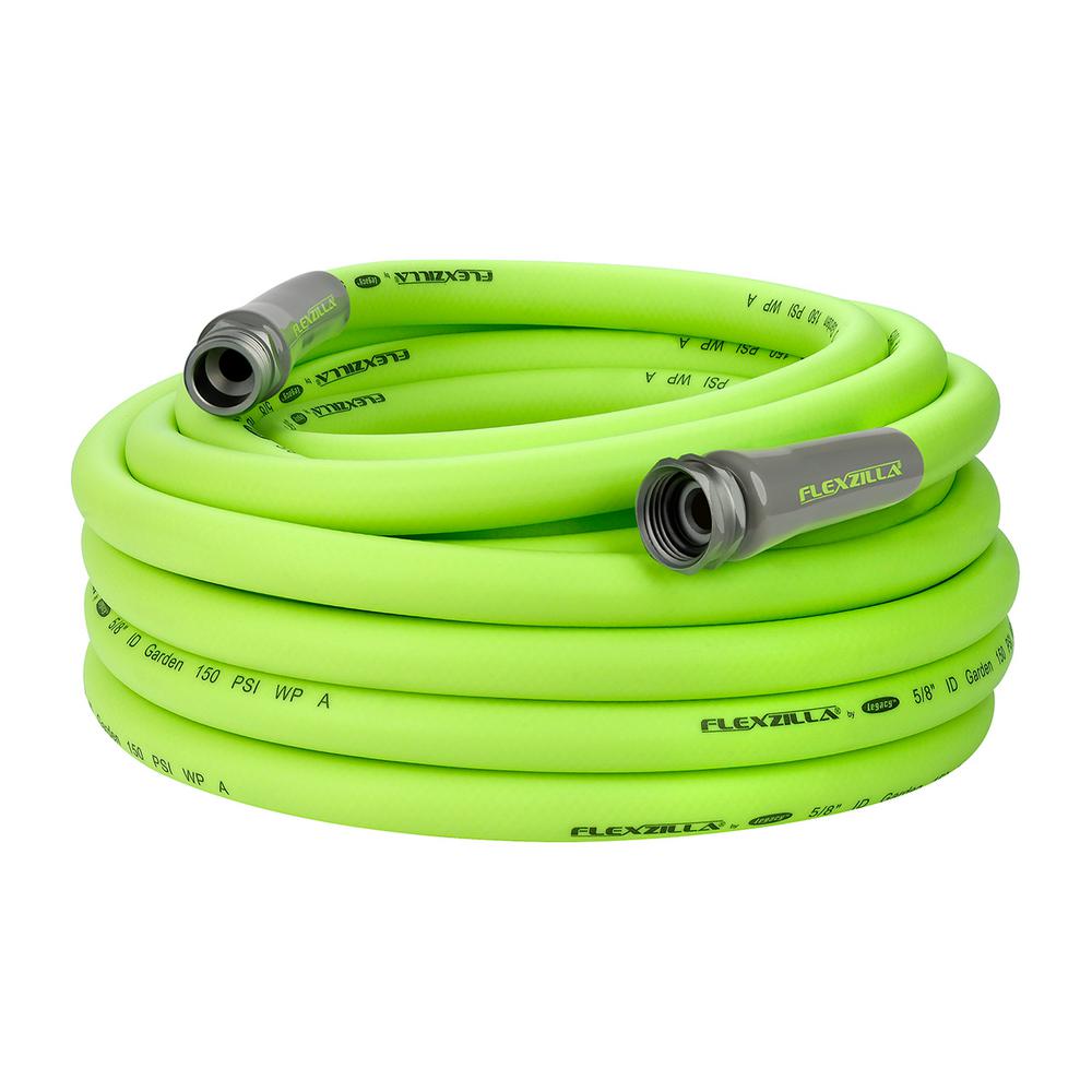 Flexzilla® Garden Hose 5/8" X 50' 3/4" - 11 1/2 Ght Fittings Zillagreen®