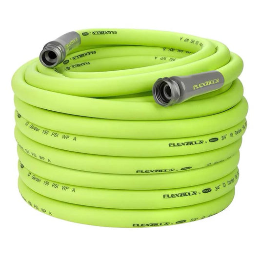 Flexzilla® Garden Hose 3/4" X 100' 3/4" - 11 1/2 Ght Fittings Zillagreen®