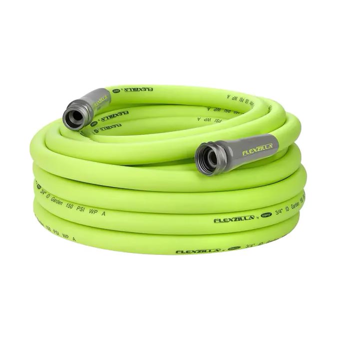 Flexzilla® Garden Hose 3/4" X 50' 3/4" - 11 1/2 Ght Fittings Zillagreen®