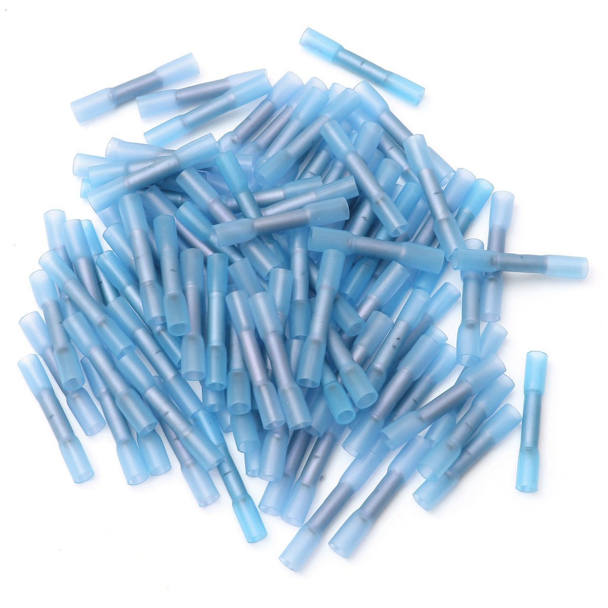 Heat Shrink Butt Connectors 14/16ga;50/bag;blue