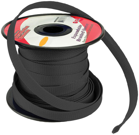 Installation Solution Expandable Braided Sleeve Black 3/8"