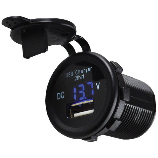 Nippon Usb Fast Charger With Led Volt Meter