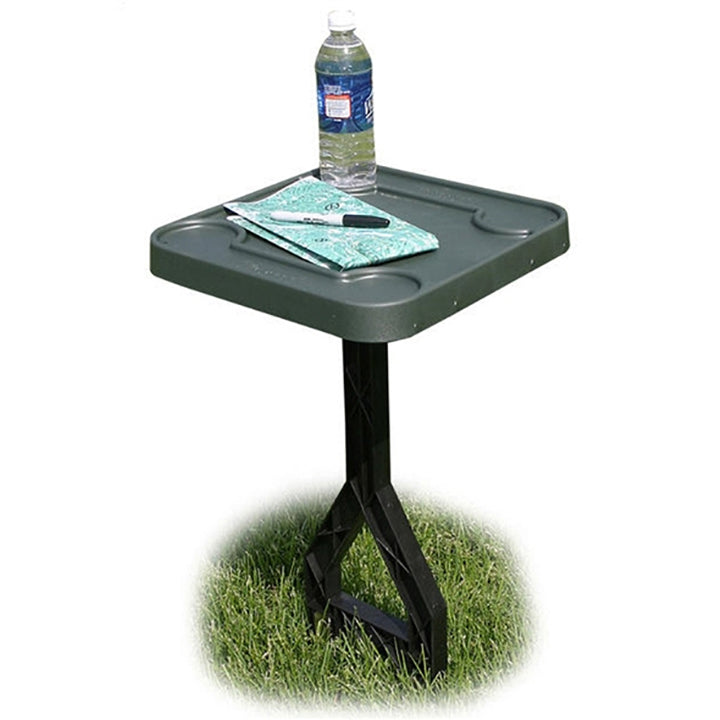 Mtm Jammit Personal Outdoor Table For Cookouts Barbeques Sports Forest Green