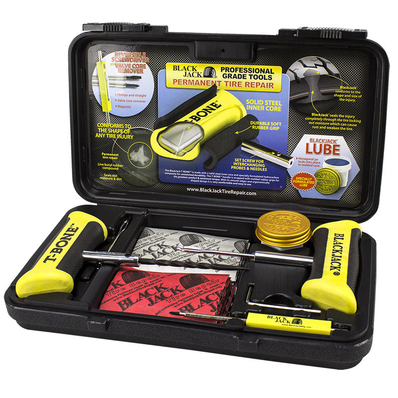 Black Jack T-bone Tire Repair Kit (40 Repairs)