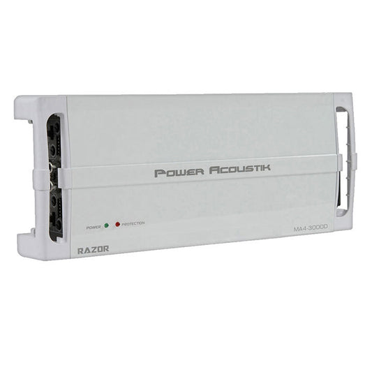 Power Acoustik Marine 4 Channel Amplifier 3000w Max