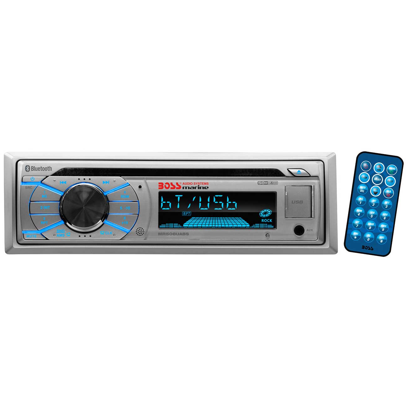 Boss Audio Marine Am/fm/cd Receiver With Bluetooth (silver)