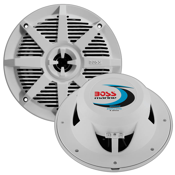 Boss Audio Marine 6.5” 2-way Speakers (white)