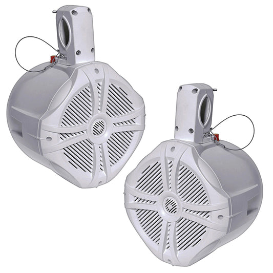Power Acoustik Marine 6.5” 2-way Wakeboard Speaker (white) - Pair