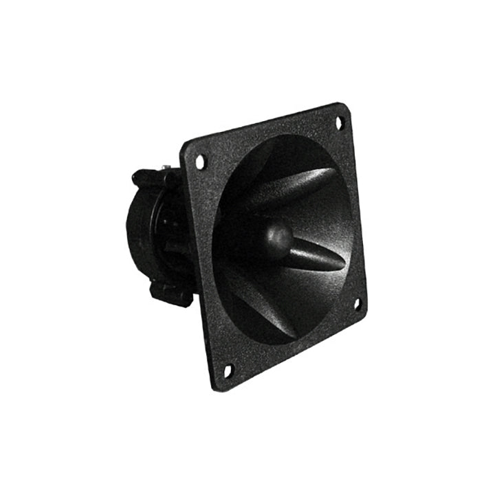 Nippon Tweeter 3.25" Square Flush Mount Black; Super Horn