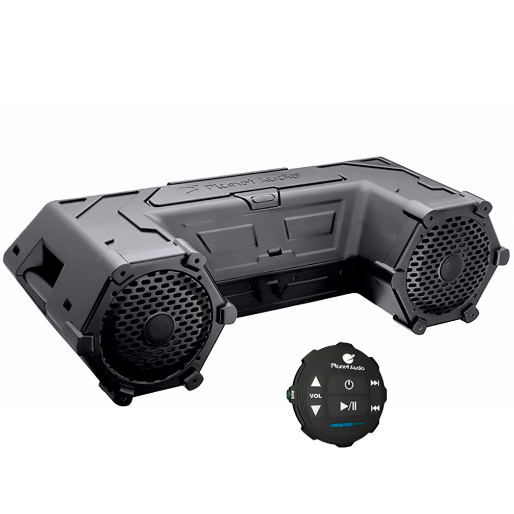 Planet Off Road All-terrain Amplified Sound System 8" Marine Speakers