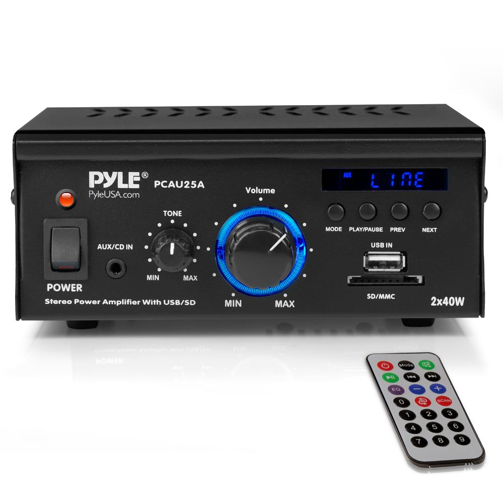 Pyle Mini 2 Channel 80 Watt Amplifier