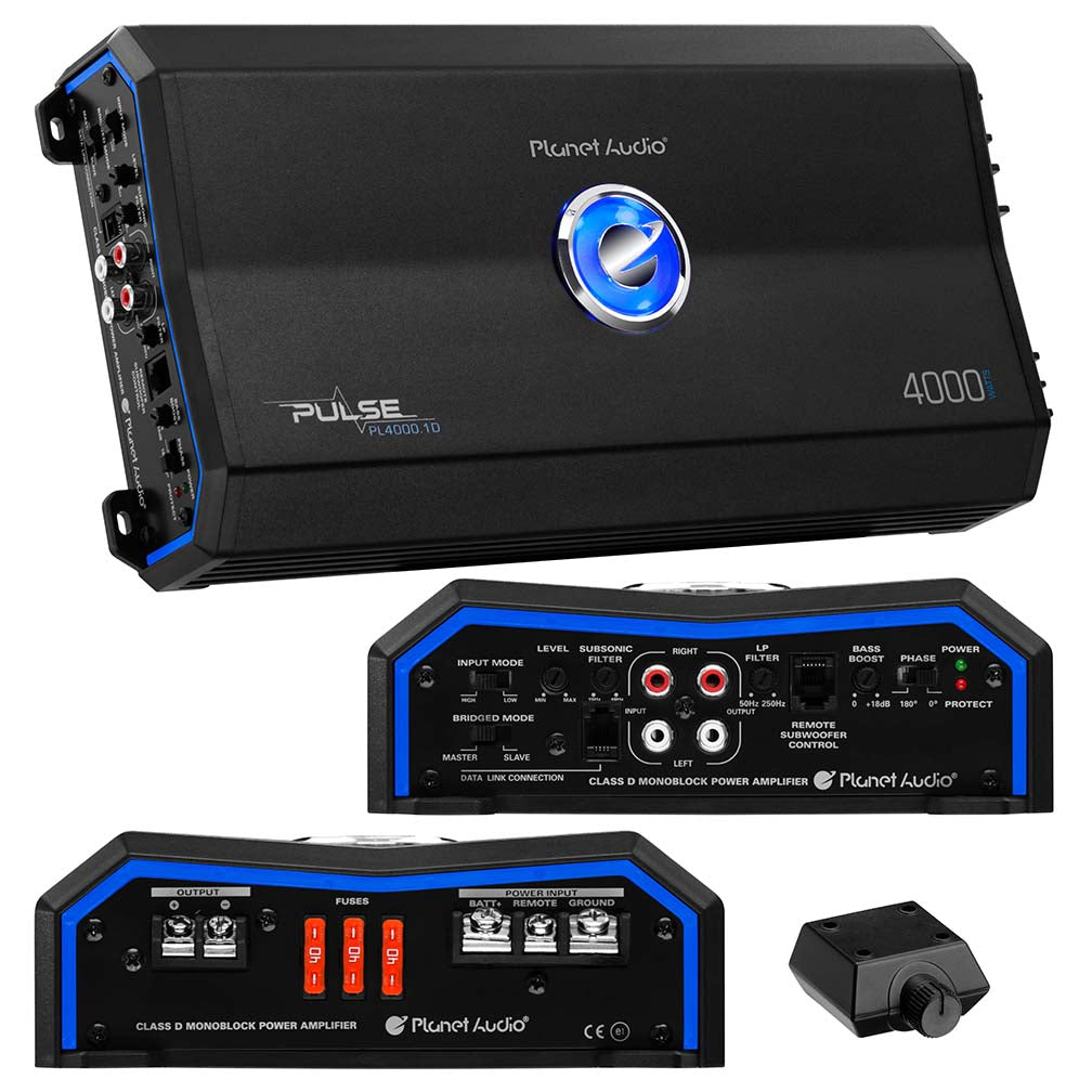 Planet Pulse Series Class D Monoblock Amplifier 4000w Max