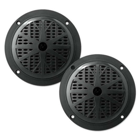 Pyle Marine 4” Dual Cone Speakers (black)