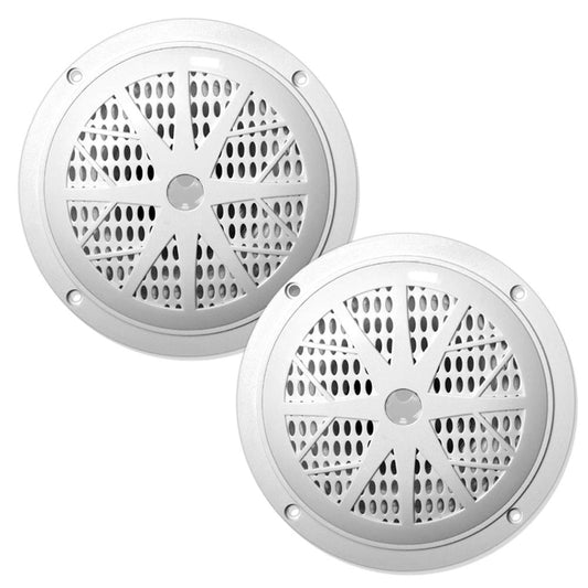 Pyle Marine 5.25” Dual Cone Speakers (white)