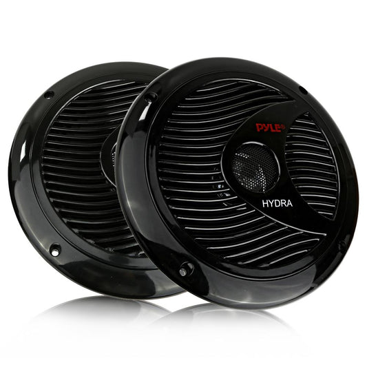 Pyle Marine 6.5” Dual Cone Speakers (black)