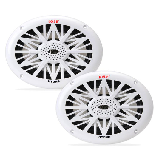 Pyle Marine 6×9” 2-way Speakers (white)