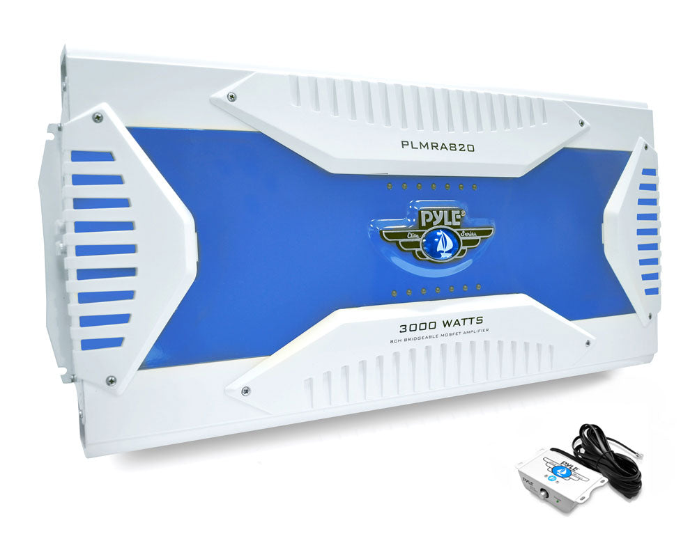 Pyle Marine 8 Channel Amplifier 3000w Max