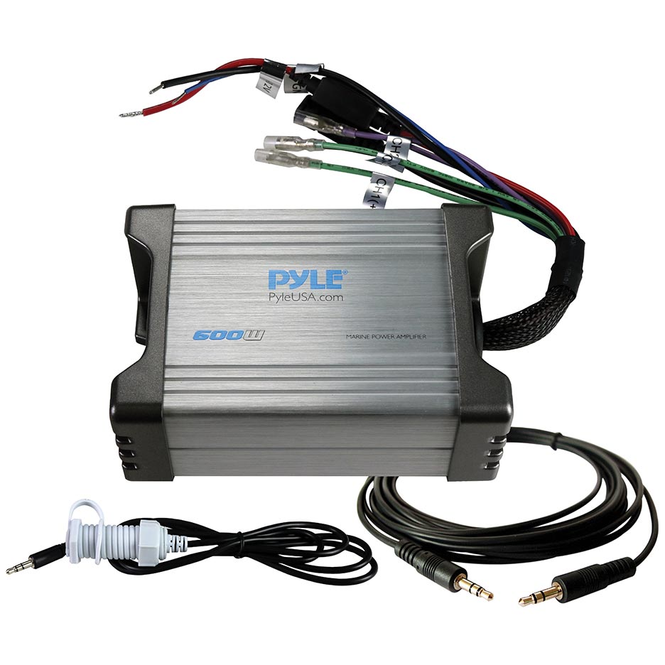 Pyle Marine 2 Channel Amplifier 600w Max