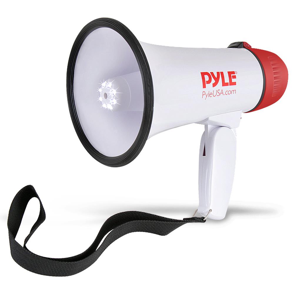 Pyle Pro Megaphone With Siren/talk/led Light