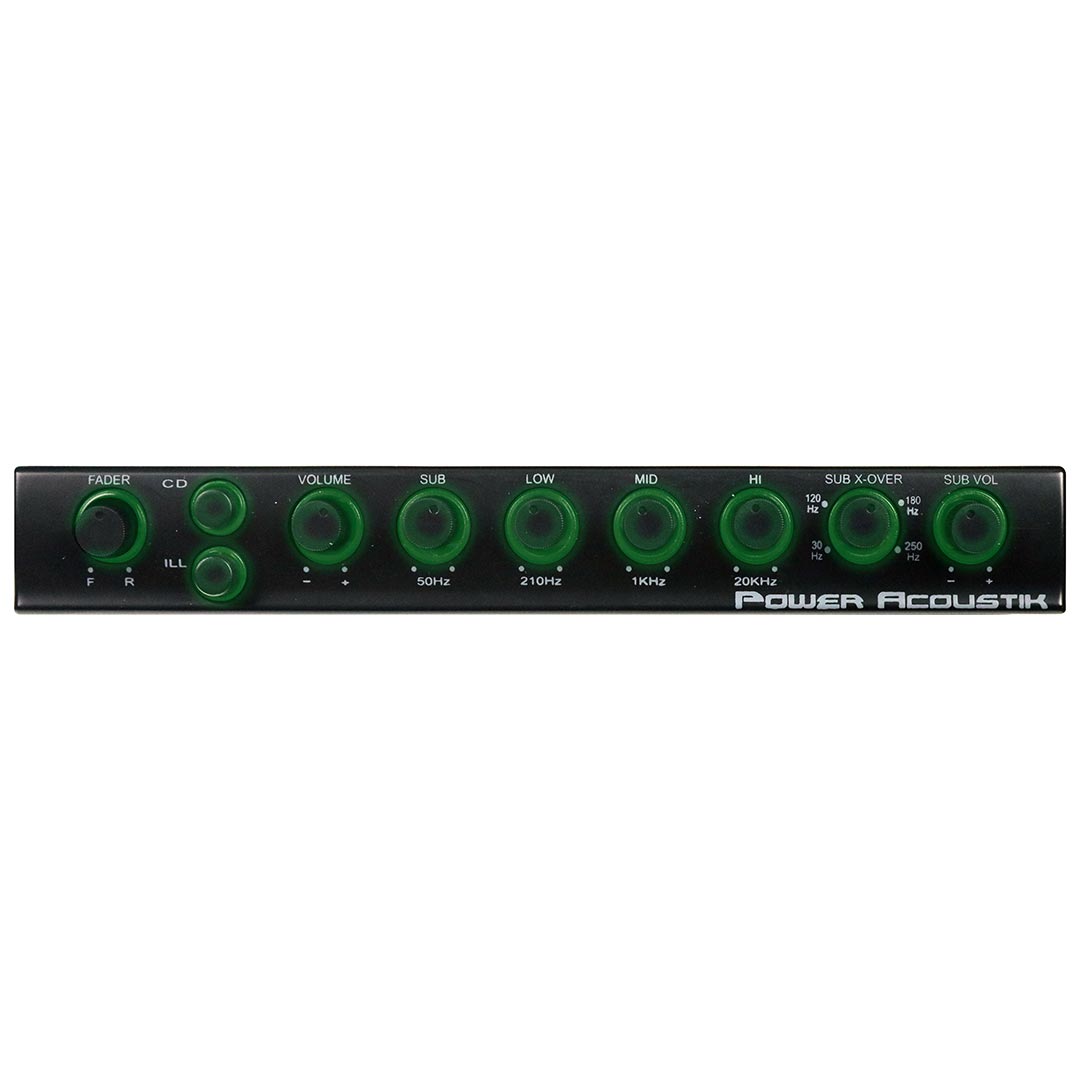 Equalizer Power Acoustik 1/2 Din Pre-amp