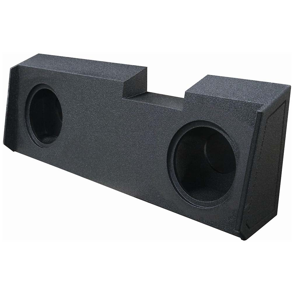 Qpower Chevy/gmc Crew Cab Or Double Cab '19-'22 Dual 12" Sealed Woofer Box